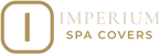 Logo of Imperium Spa Covers with a gold square and letter 'I'.